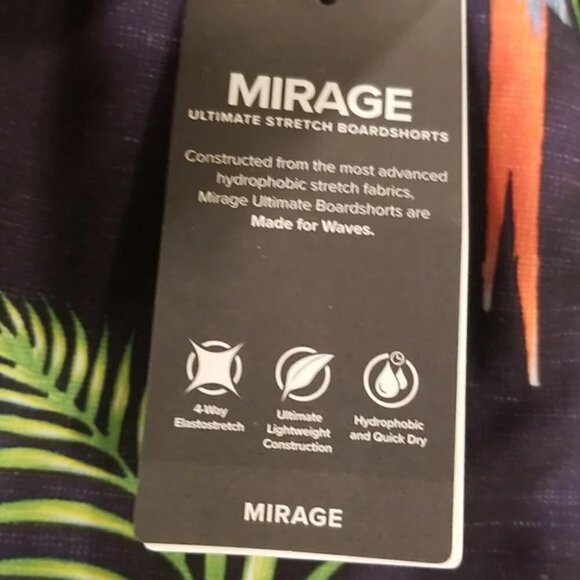 RIP CURL Mirage Subtropic Swim Trunks ~ Swim Shorts Tropical Parrot Print 30 NWT - Picture 14 of 14